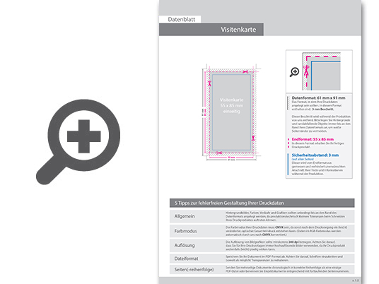 Product Bild visitenkarten_hoch_4_0_farbig_55_x_85_mm_(einseitiger_druck)__300g_folienkaschiert_matt